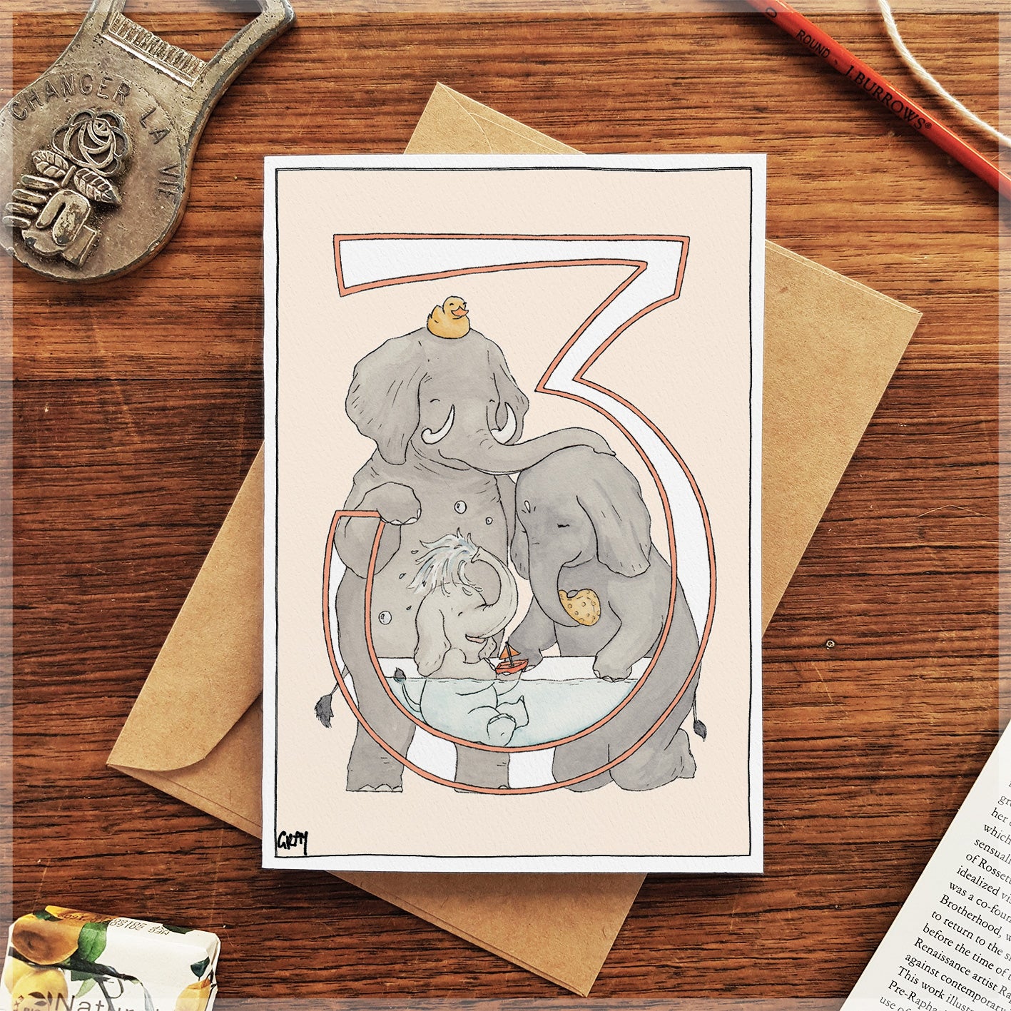 3rd Birthday - Greeting Card