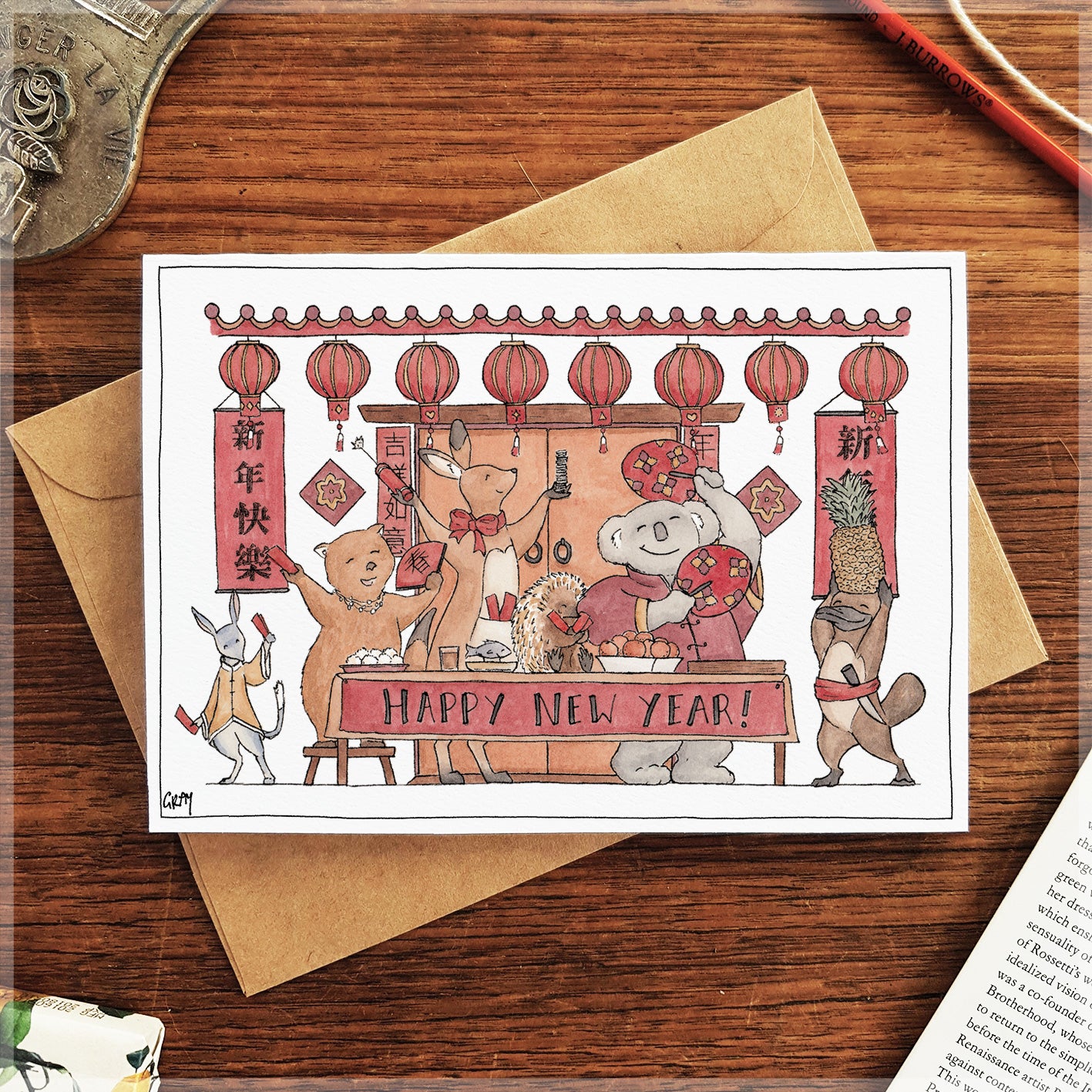 Lunar New Year - Greeting Card