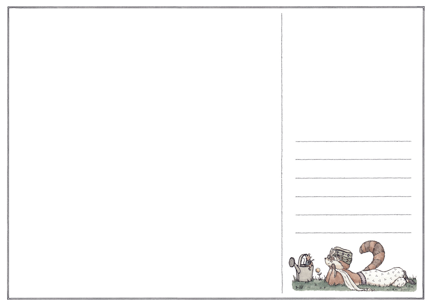 Lands of Erlenmeyer - A5 Art Postcard