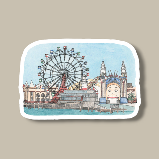 Luna Park ~ Vinyl Sticker