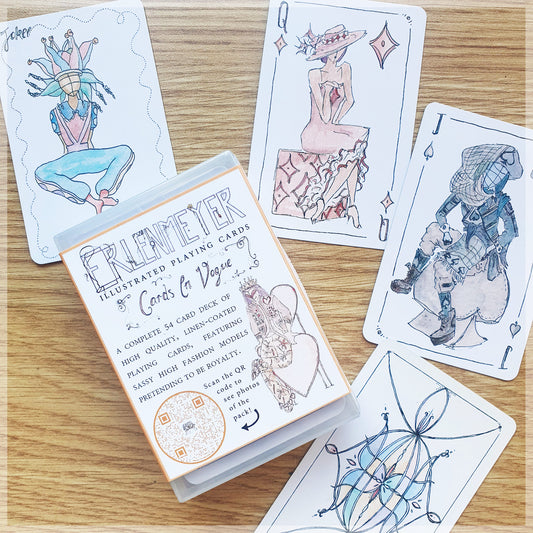 Vogue Fashion Models - Playing Cards