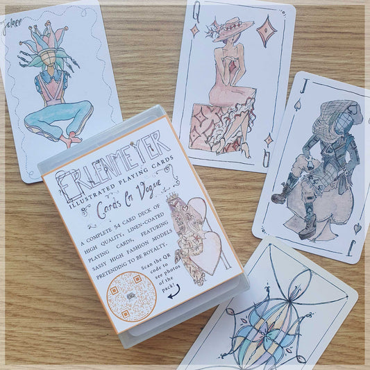 Vogue Fashion Models - Playing Cards