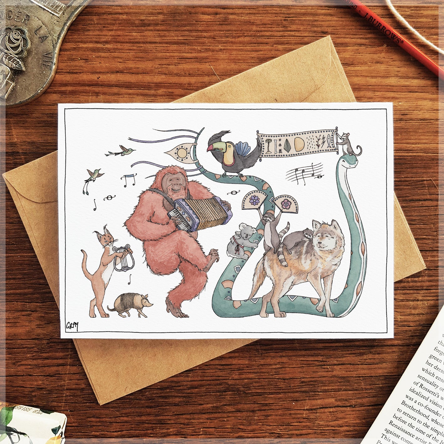 Spring Parade - Greeting Card