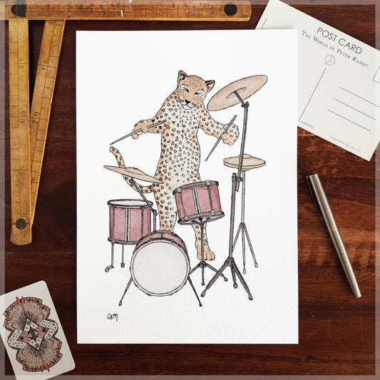 The Leopard - A4 Art Print