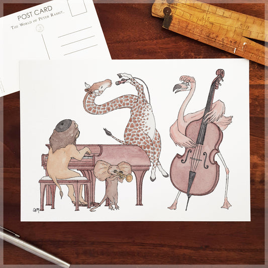 The Jazz Swingers - A4 Art Print