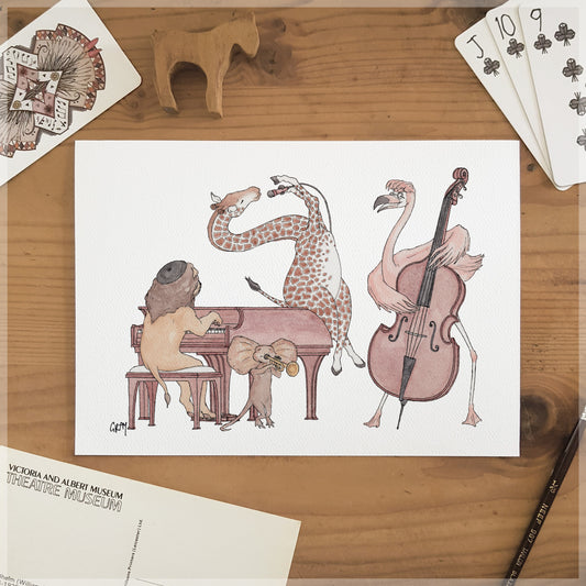 The Jazz Swingers - A5 Art Print