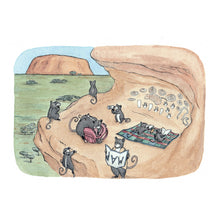 Exploring Uluru - A5 Art Print SKU A524