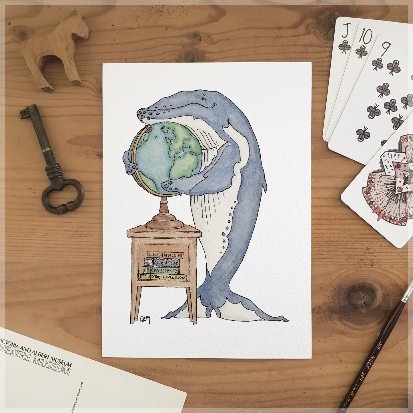 Blue's Planet - A5 Art Print SKU