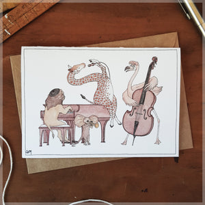 The Jazz Swingers - Greeting Card