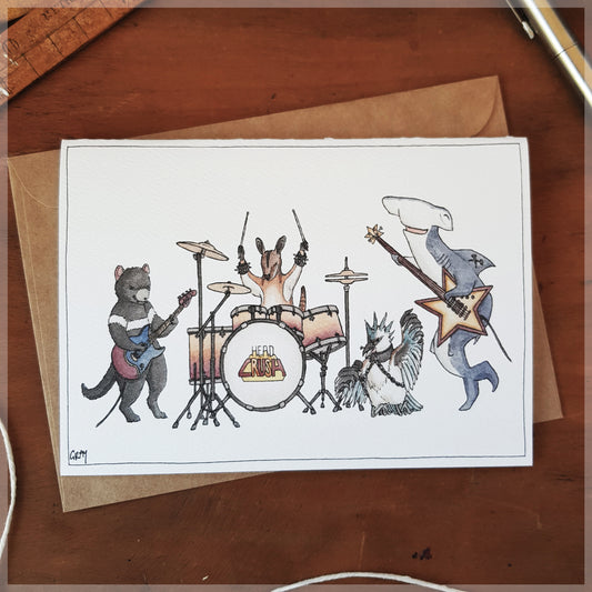 Head Crush - Greeting Card