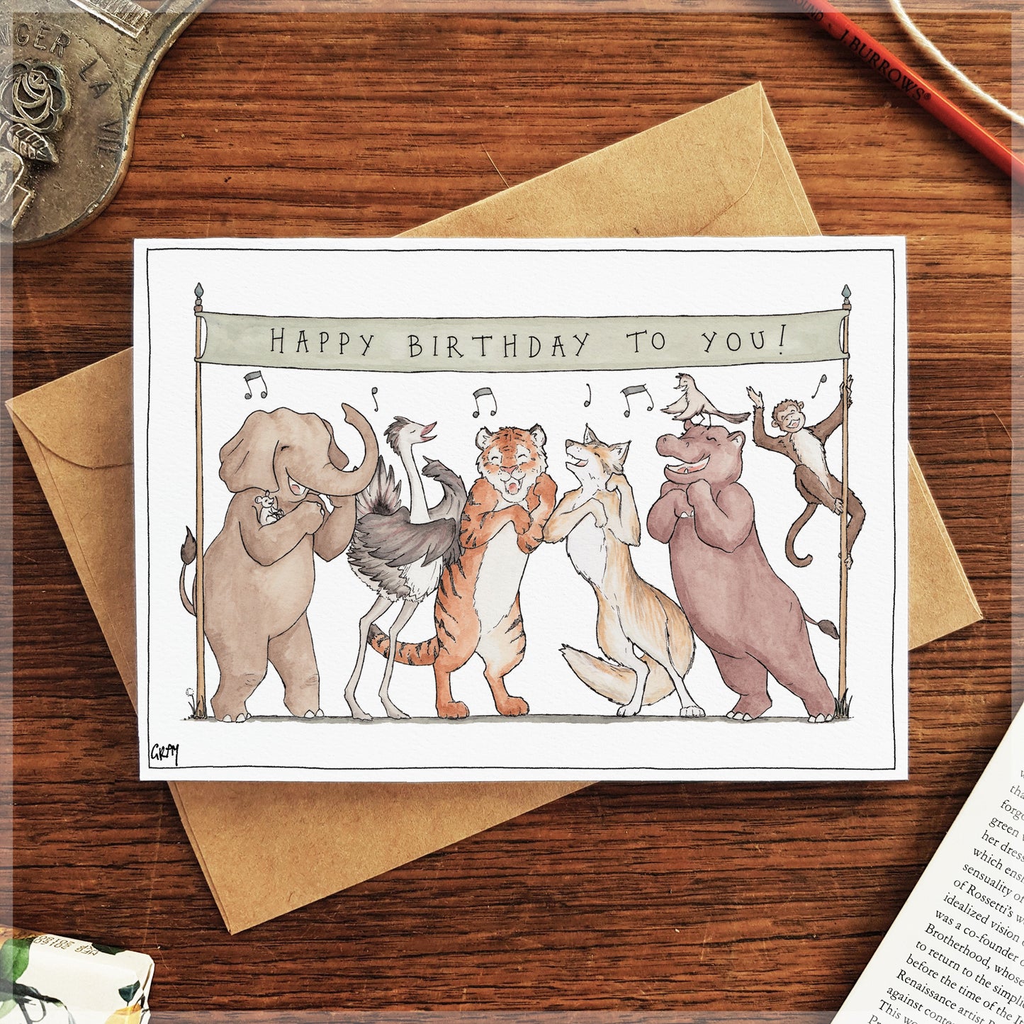 Birthday Serenade - Greeting Card