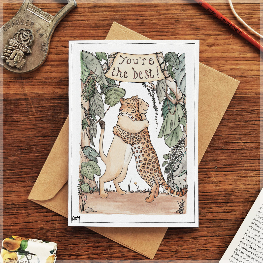 Kindred Cats - Greeting Card