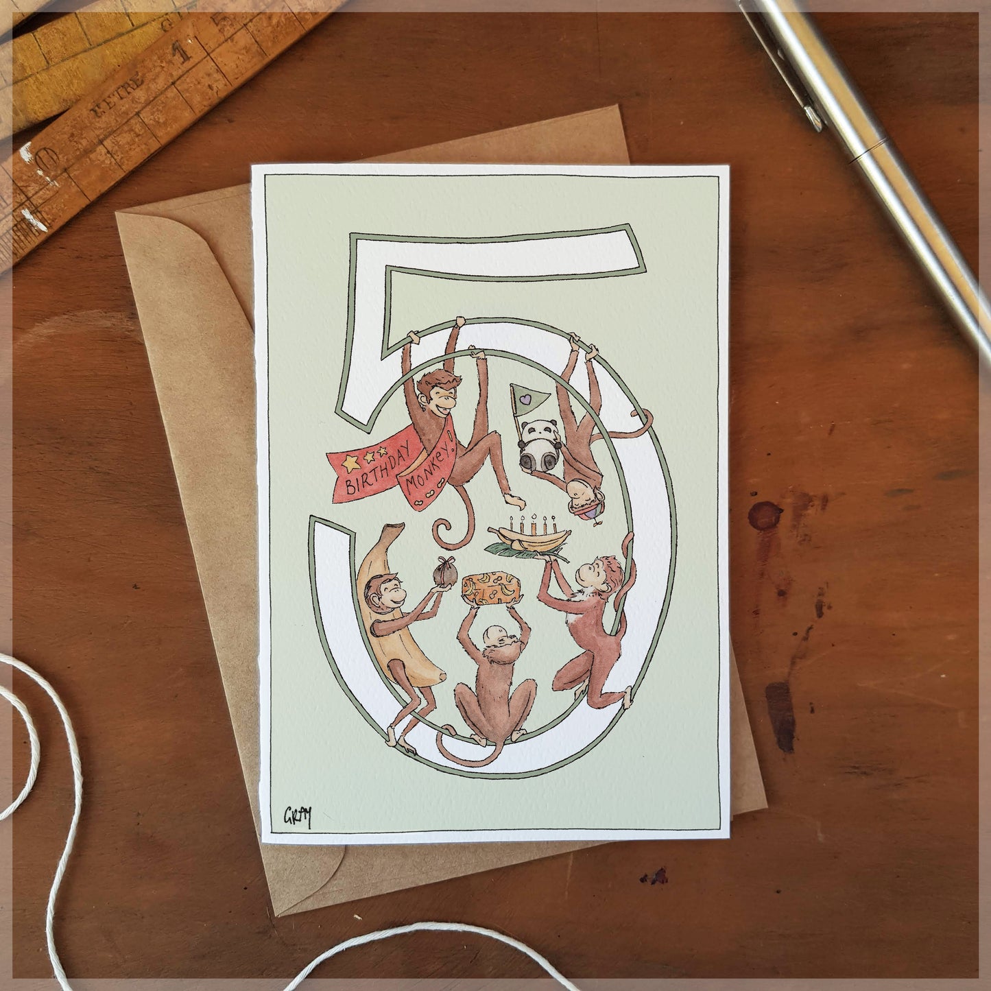 5th Birthday - Greeting Card