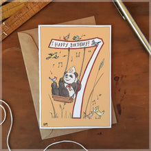 7th Birthday - Greeting Card