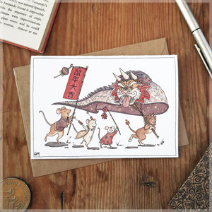 Year of the Rat - Greeting Card