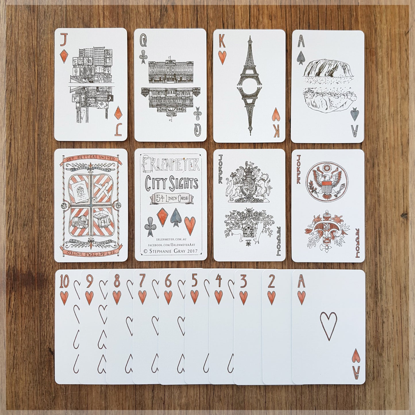 City Sights - Playing Cards