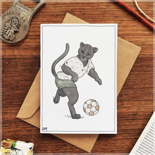 The Jaguar's Football - Greeting Card