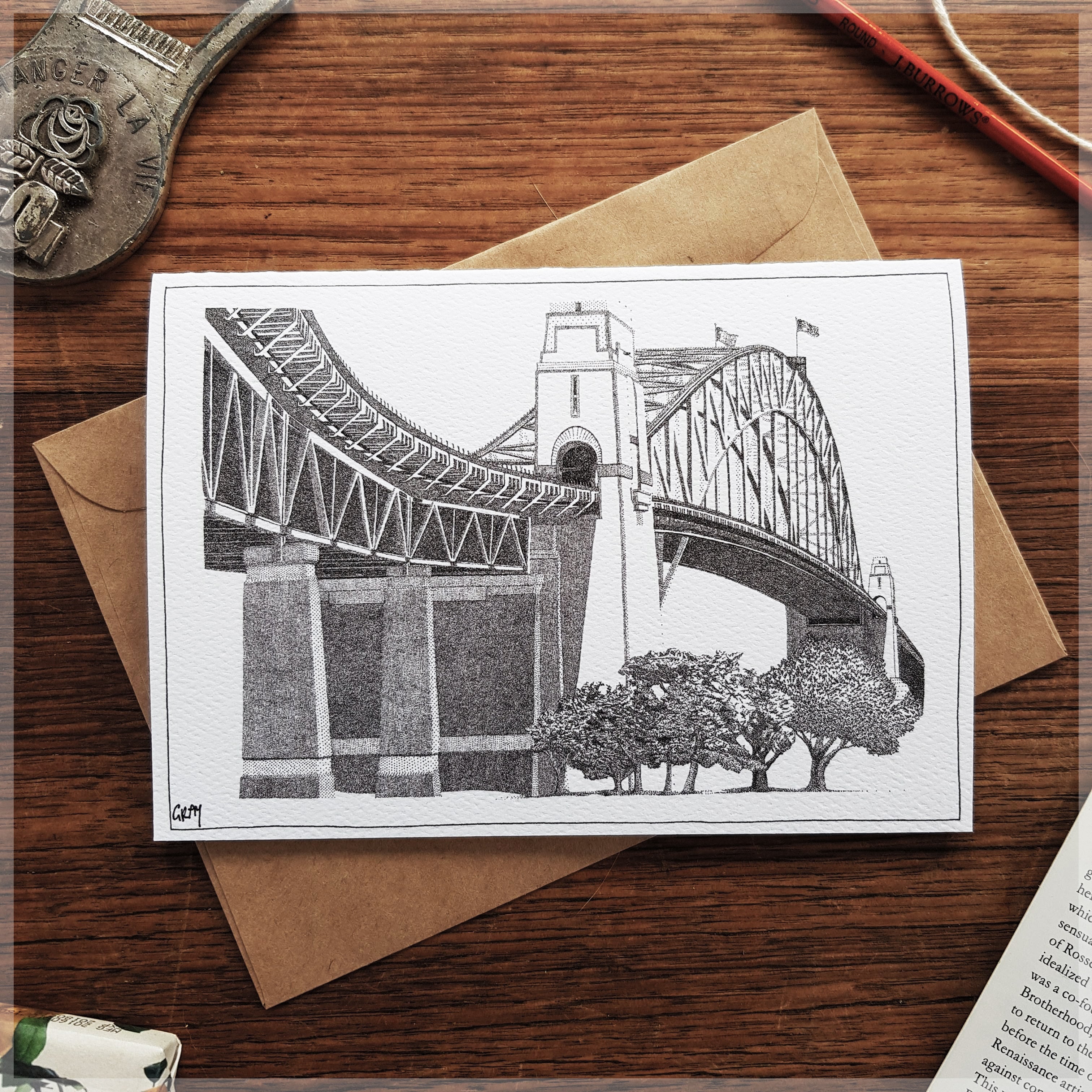 Sydney Harbor Bridge - vector Stock Vector Image & Art - Alamy