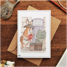Hiding in the Herb Garden - Greeting Card