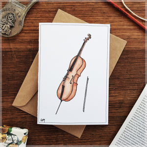Cello - Greeting Card