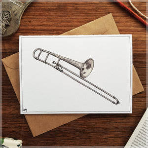 Trombone - Greeting Card