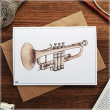 Trumpet - Greeting Card
