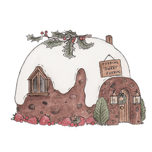 Pudding Sweet Pudding - Christmas Card