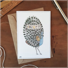 The Peacock - Greeting Card
