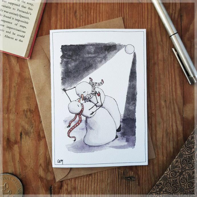 Snow Dancing - Christmas Card